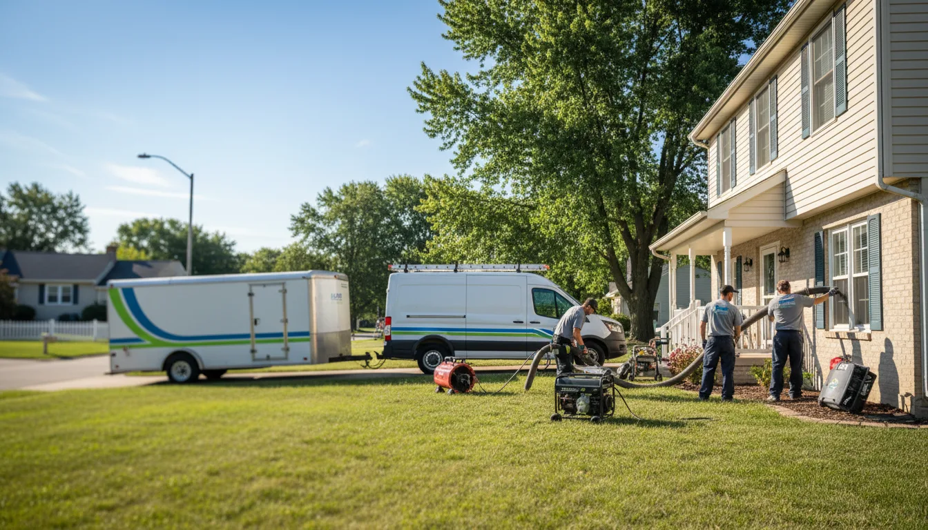 Flooded Basement Restoration And Cleanup With Repair in Denmark, WI near me